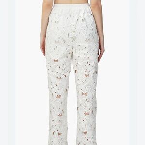 anthropologie 4our dreamers White Lace Women's Pants